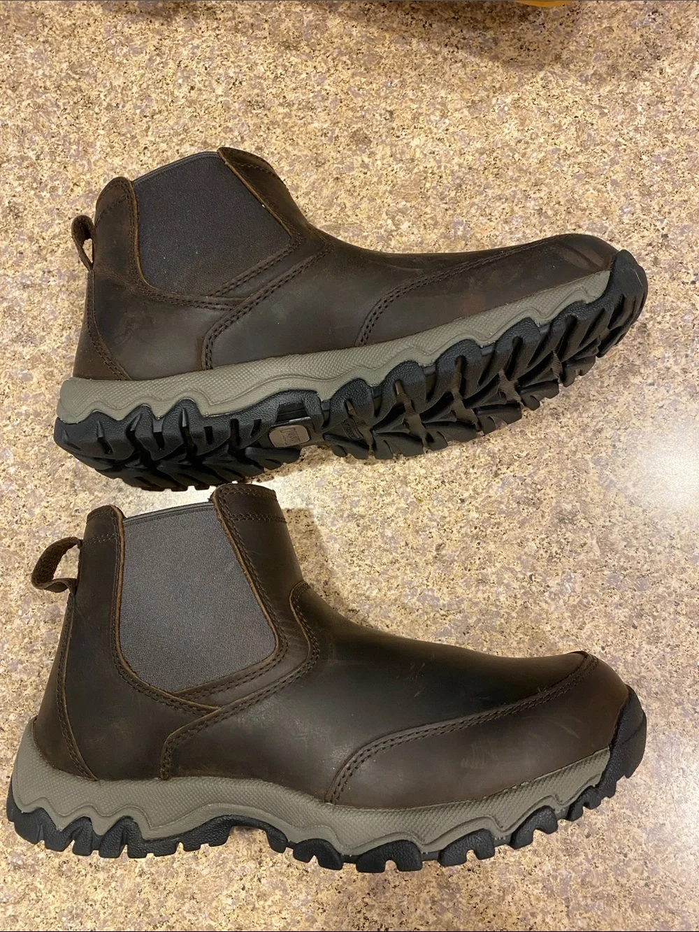 Duluth Trading Men’s Wild Boar Leather Pull On Boots Item 91854 Size 10 Medium